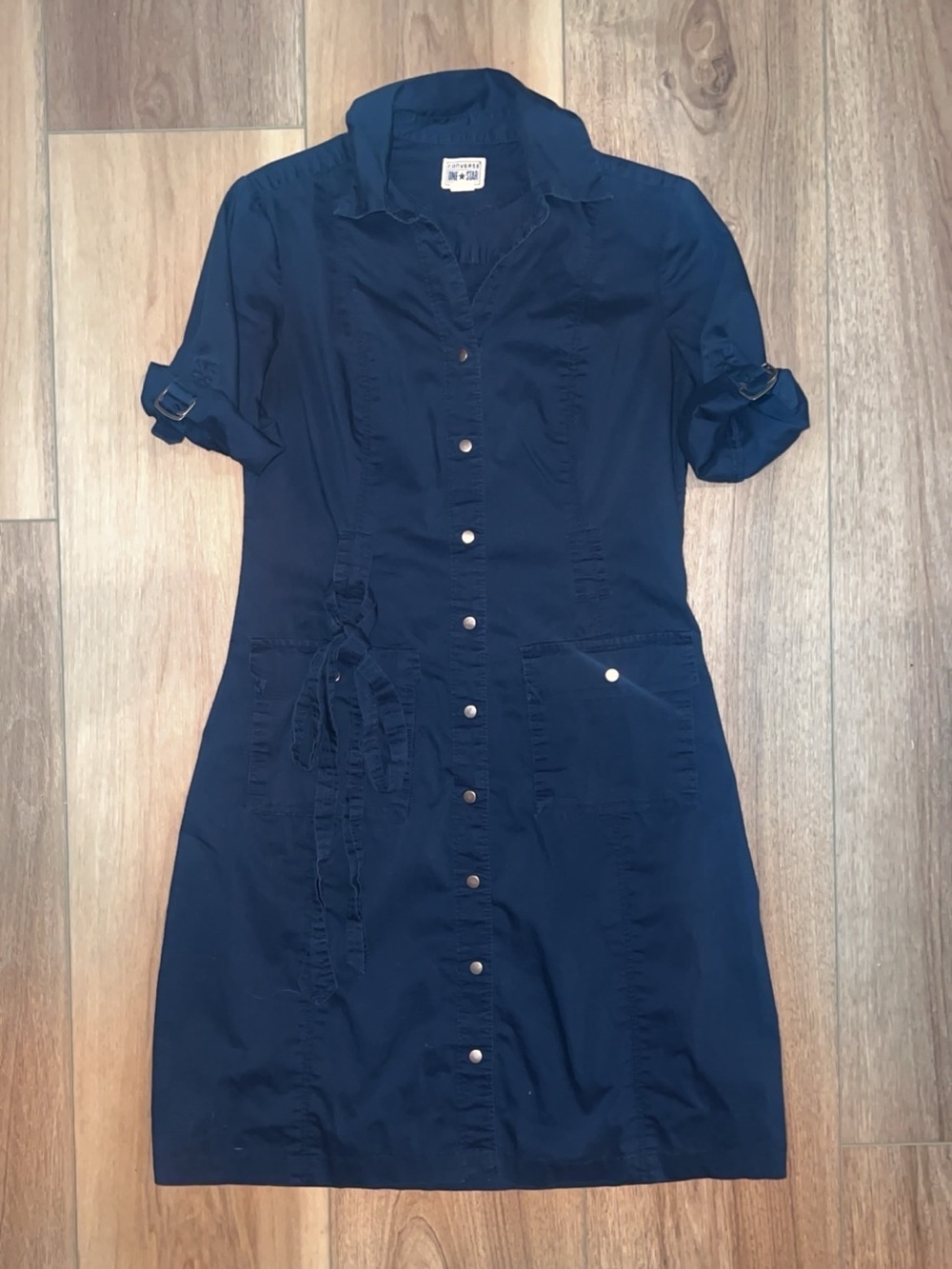 Converse One Star - Navy Button-Up Shirt